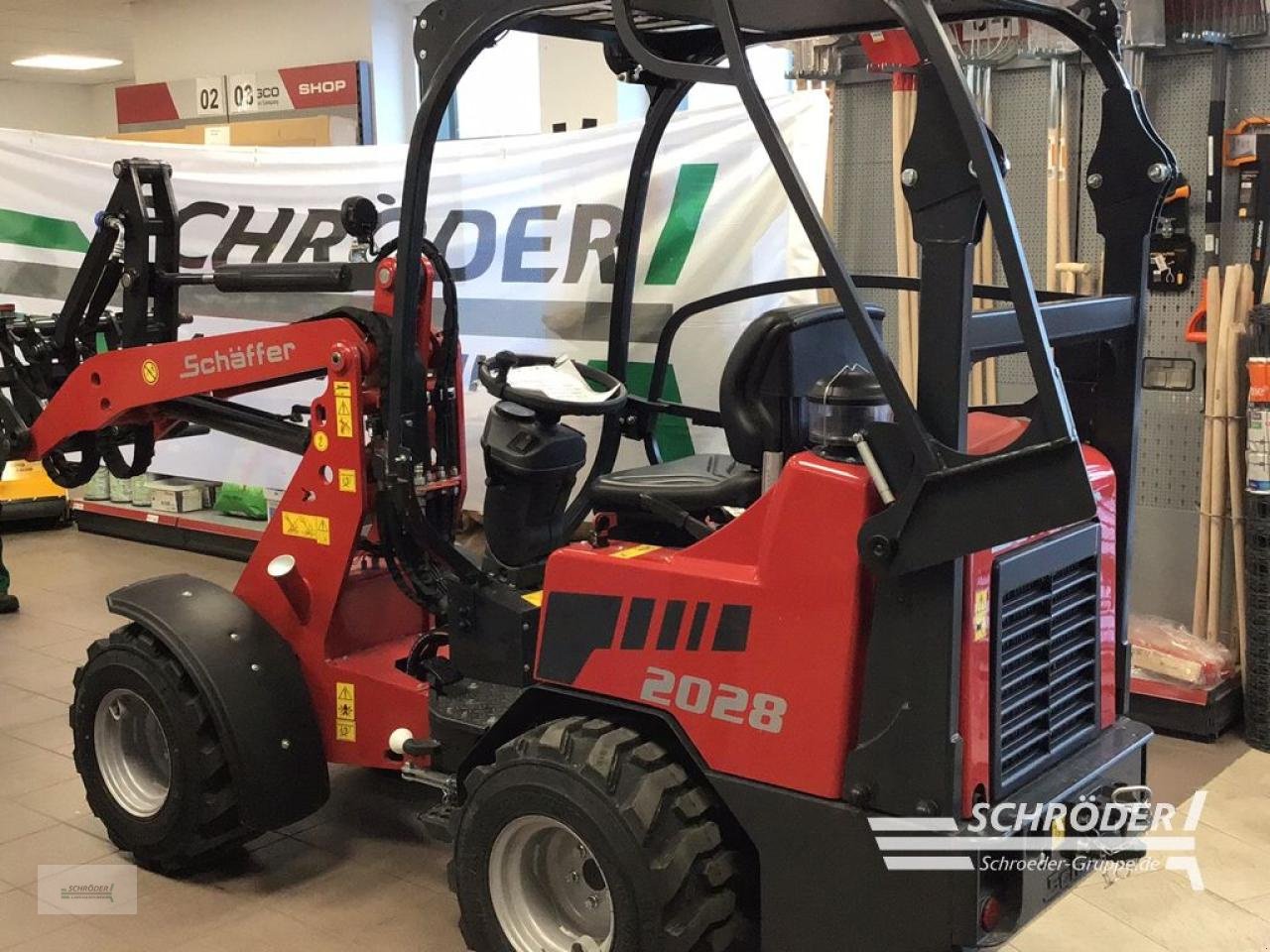 Hoflader van het type Schäffer 2028-2, Neumaschine in Penzlin (Foto 3)