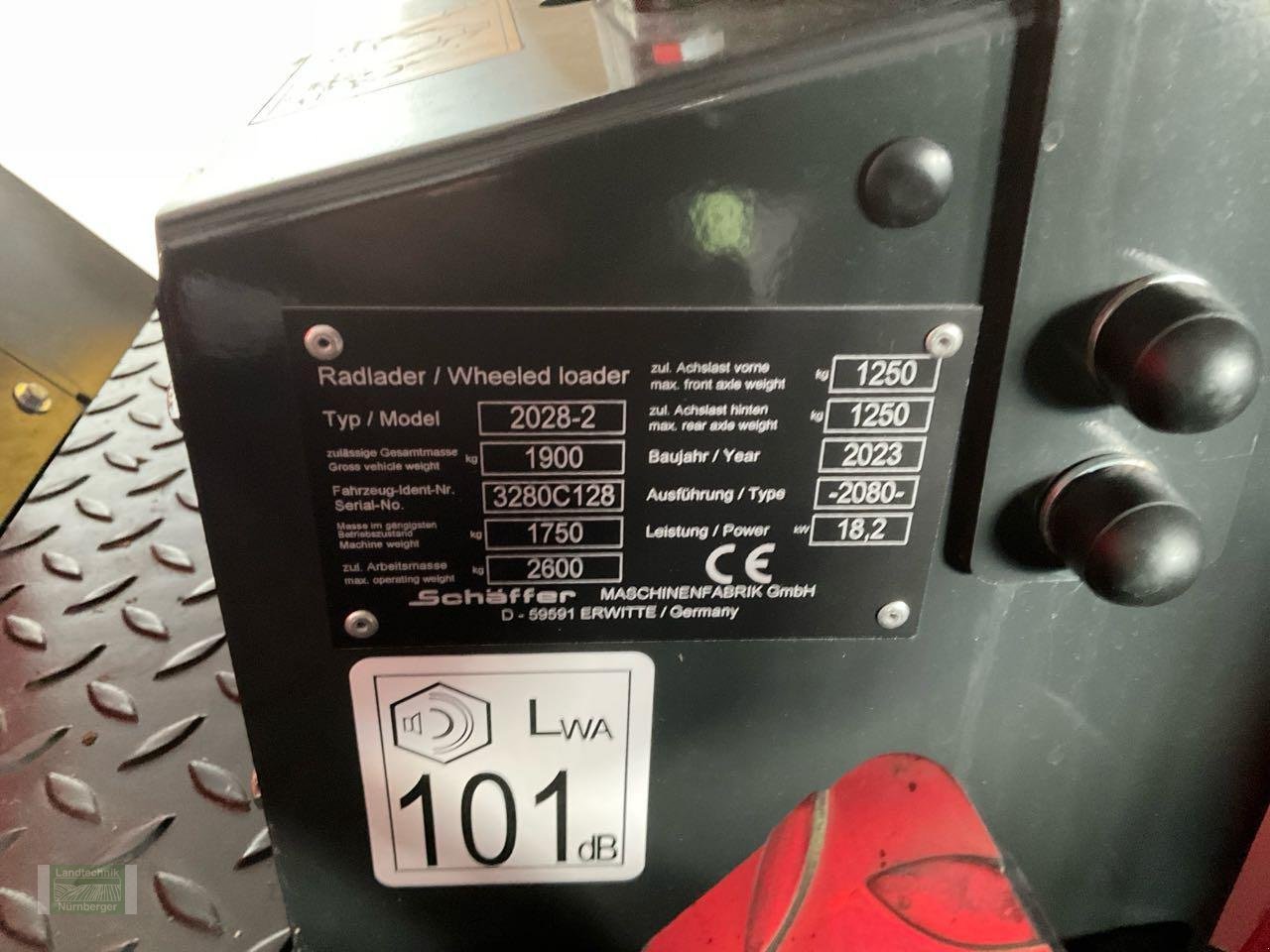 Hoflader typu Schäffer 2028-2, Gebrauchtmaschine v Lösnitz (Obrázek 4)