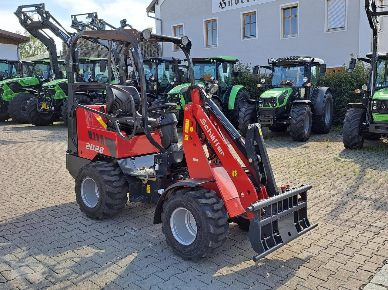 Hoflader Türe ait Schäffer 2028 MIT FSD, Neumaschine içinde Unterdietfurt (resim 4)