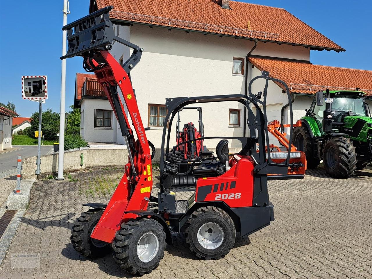 Hoflader Türe ait Schäffer 2028 MIT FSD, Neumaschine içinde Unterdietfurt (resim 10)