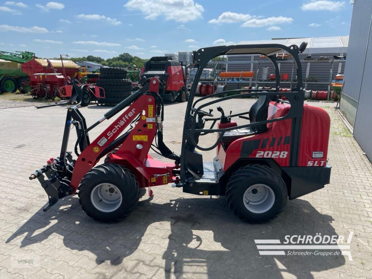 Hoflader des Typs Schäffer 2028 SLT, Neumaschine in Völkersen (Bild 4)