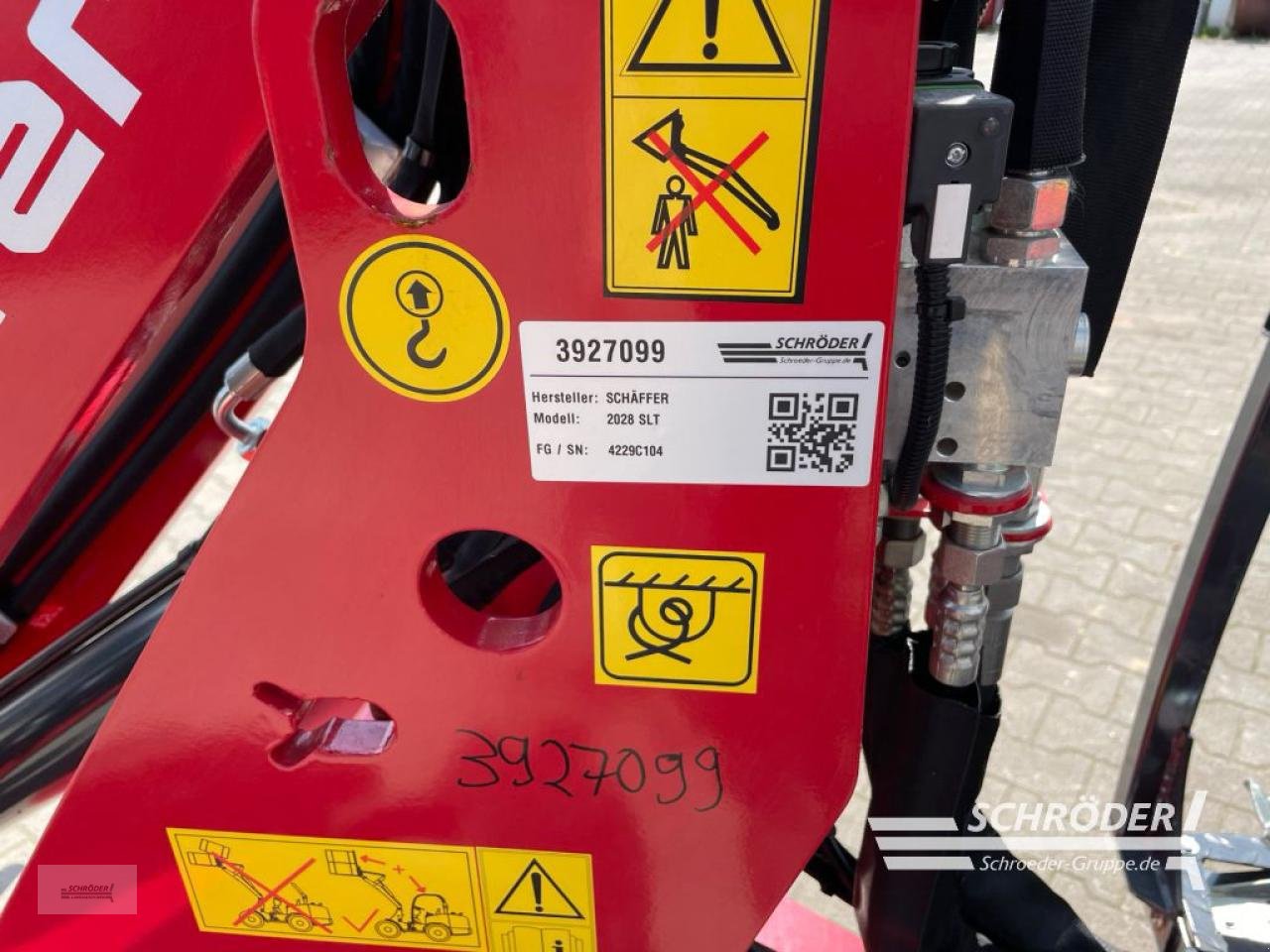 Hoflader des Typs Schäffer 2028 SLT, Neumaschine in Völkersen (Bild 13)