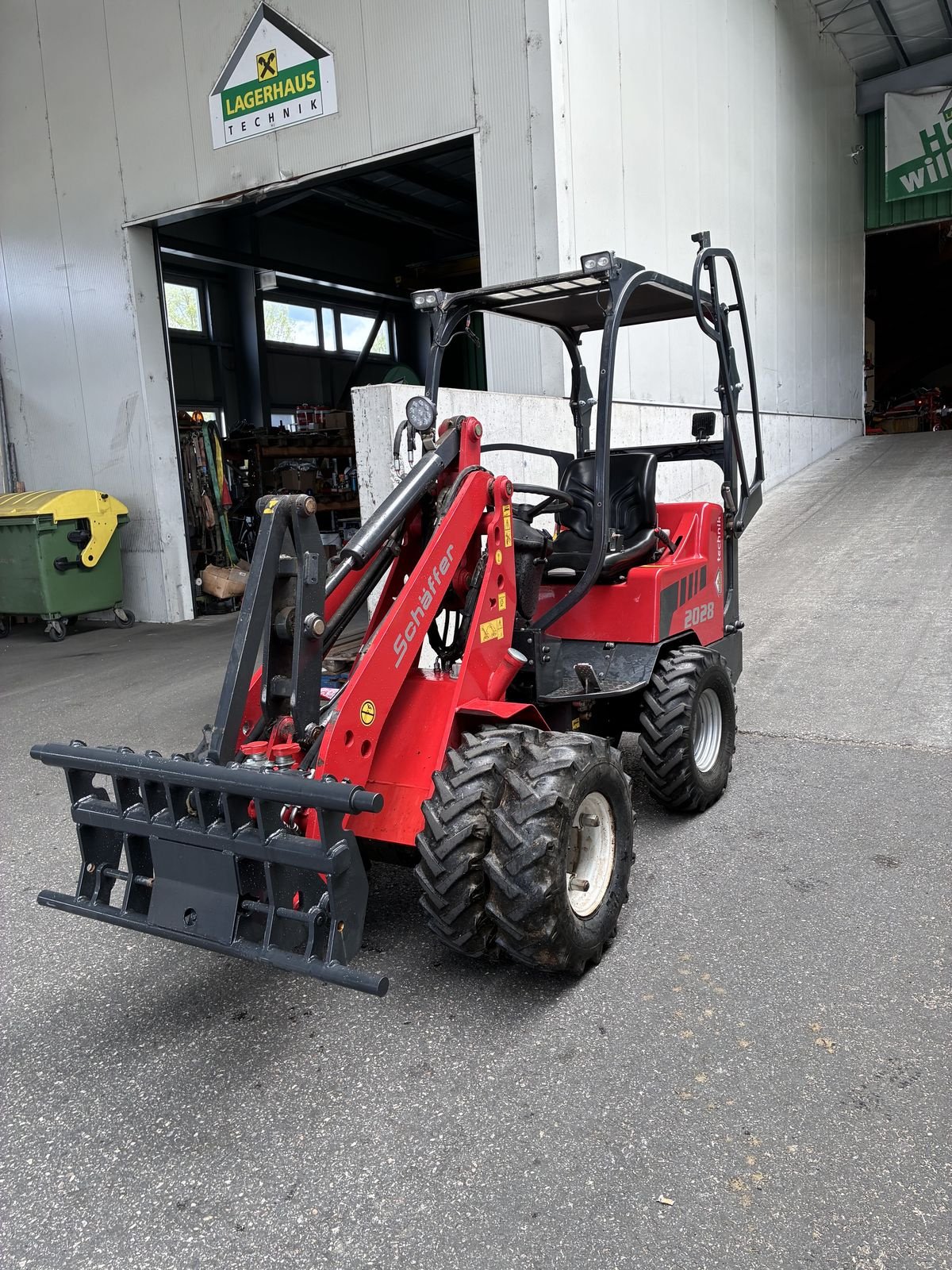 Hoflader van het type Schäffer 2028, Gebrauchtmaschine in Bergheim (Foto 3)