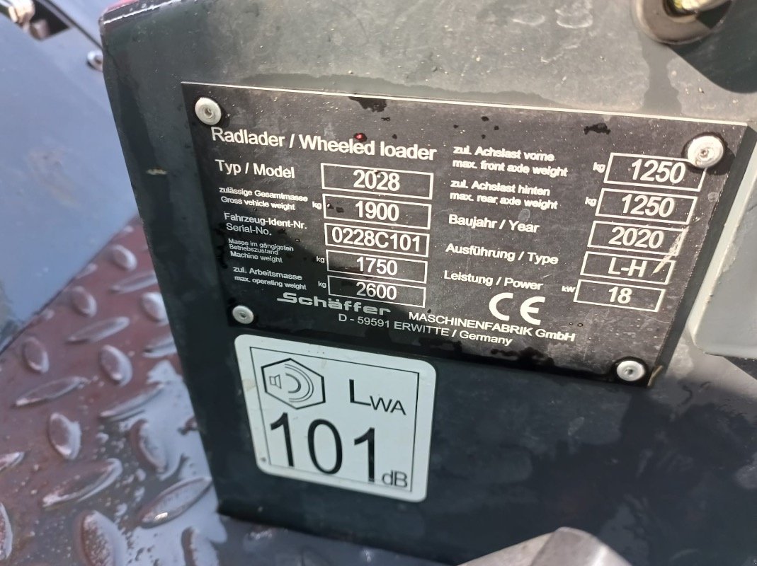 Hoflader typu Schäffer 2028, Gebrauchtmaschine v Liebenwalde (Obrázek 7)