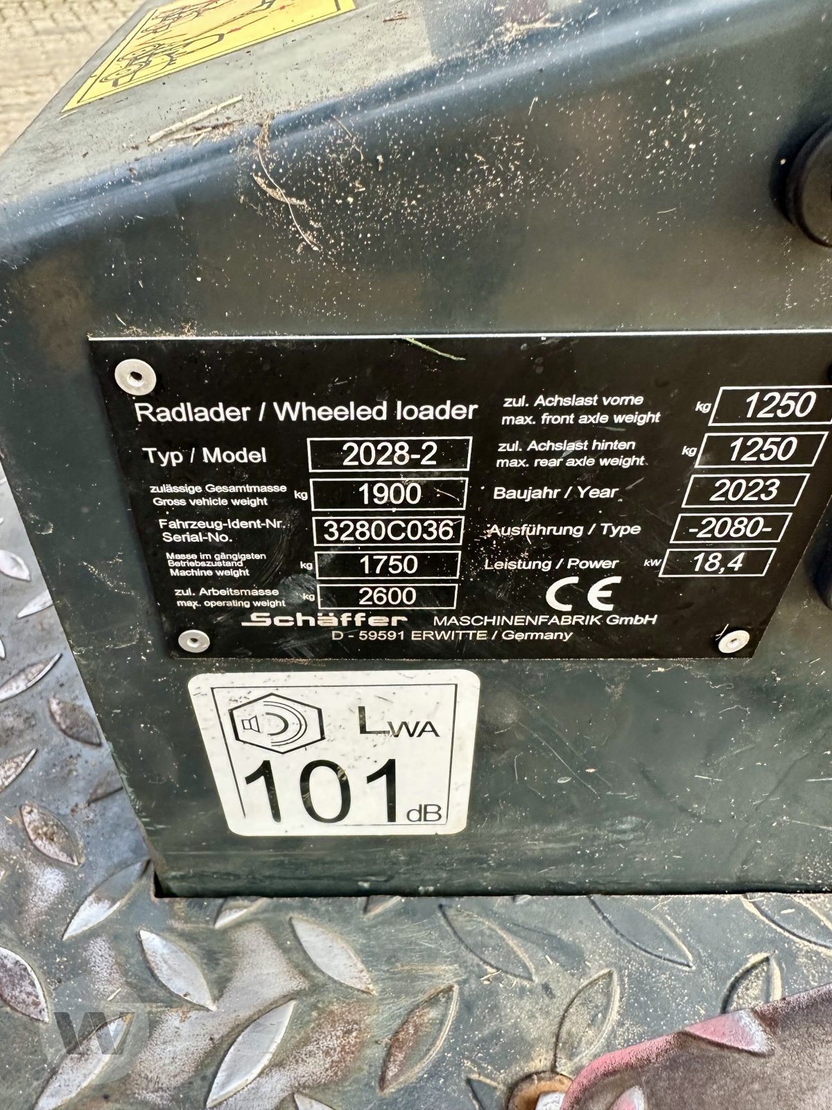 Hoflader des Typs Schäffer 2028, Gebrauchtmaschine in Husum (Bild 2)