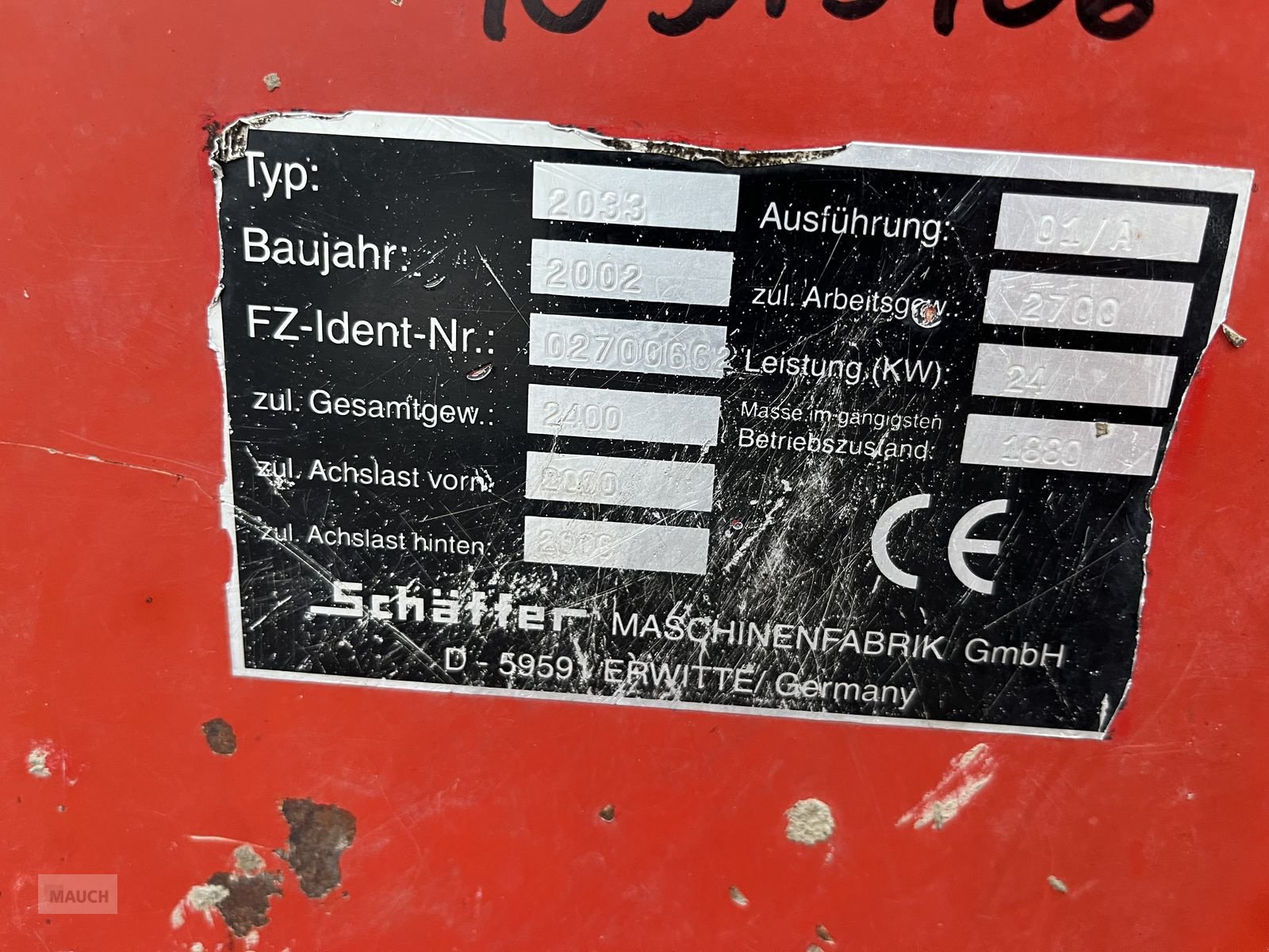 Hoflader a típus Schäffer 2033 mit Zwillingsreifen 2850h, Gebrauchtmaschine ekkor: Burgkirchen (Kép 16)