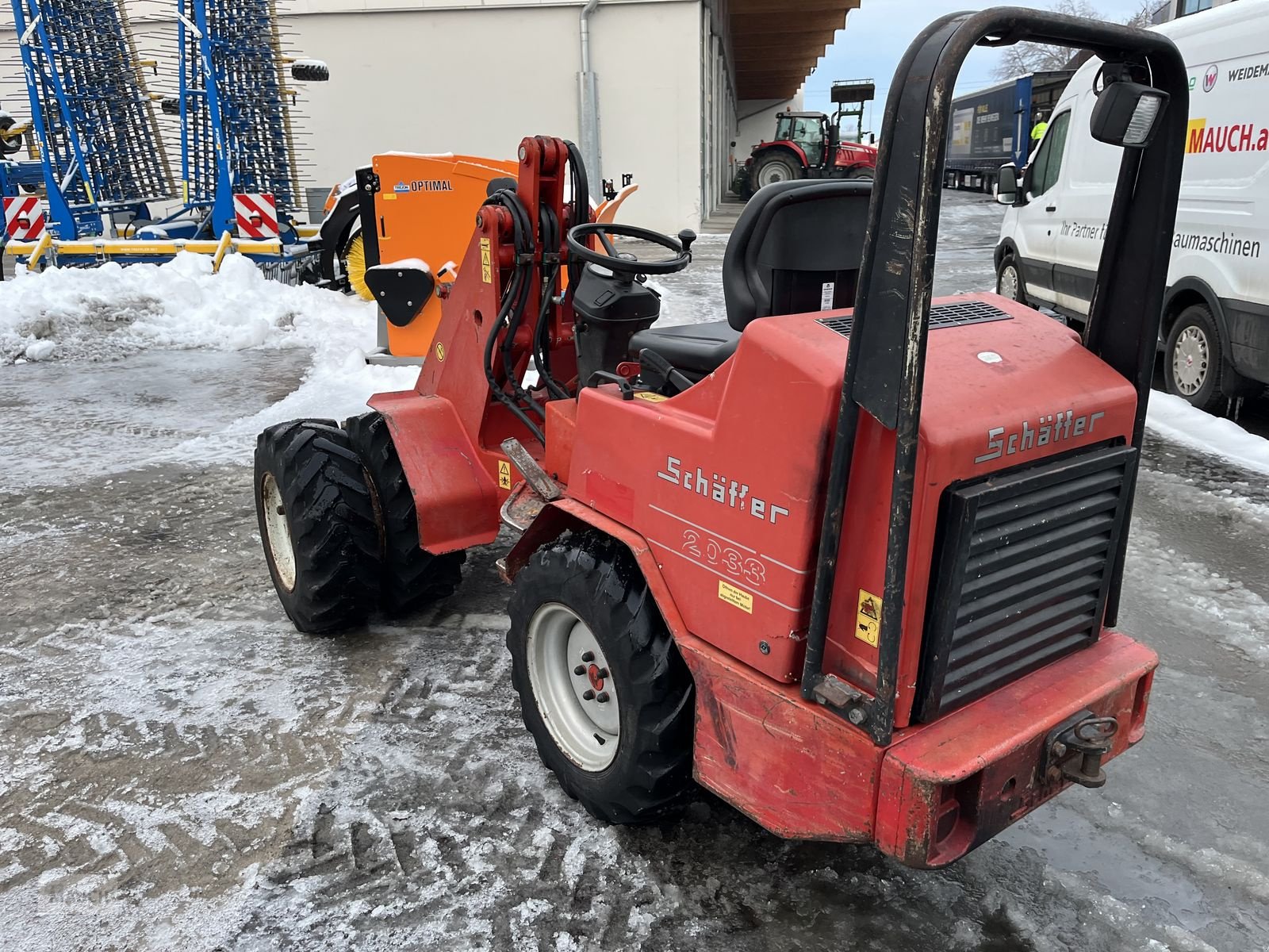 Hoflader a típus Schäffer 2033 mit Zwillingsreifen 2850h, Gebrauchtmaschine ekkor: Burgkirchen (Kép 10)