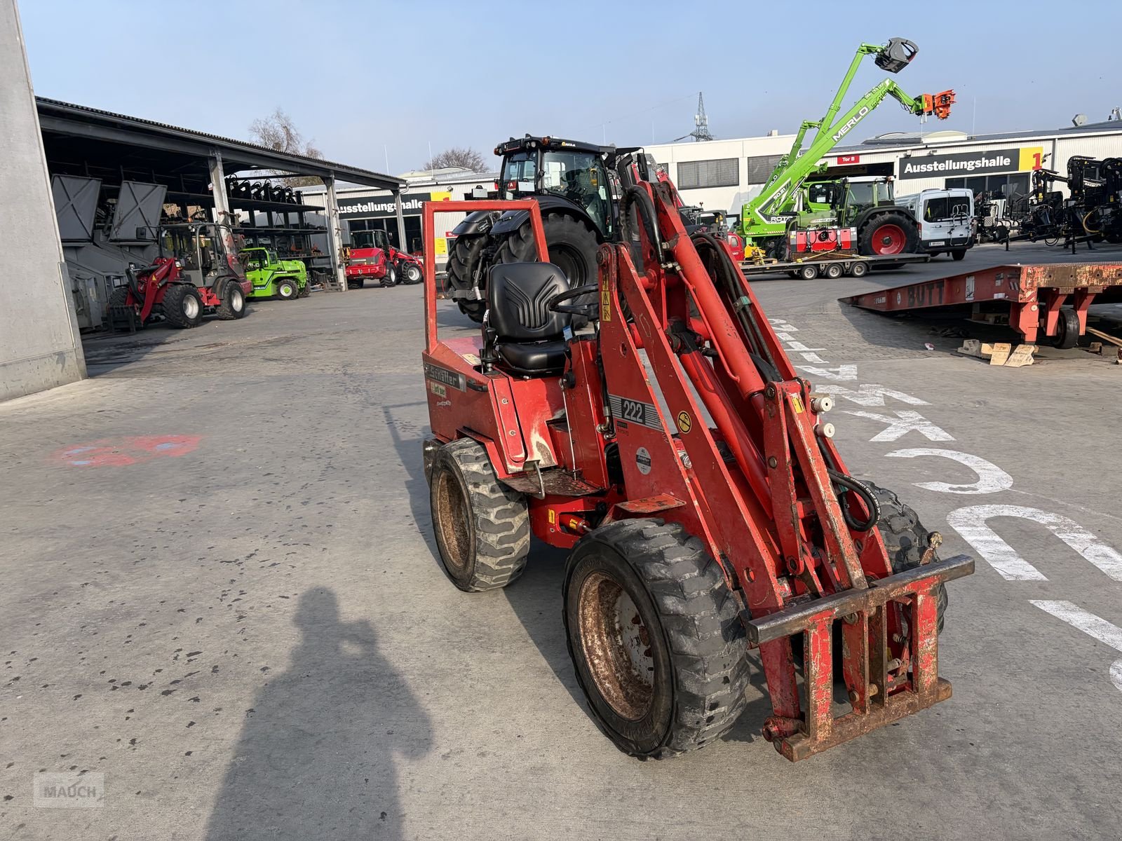 Hoflader du type Schäffer 222 Hydrostat mit Joystick, Gebrauchtmaschine en Burgkirchen (Photo 5)
