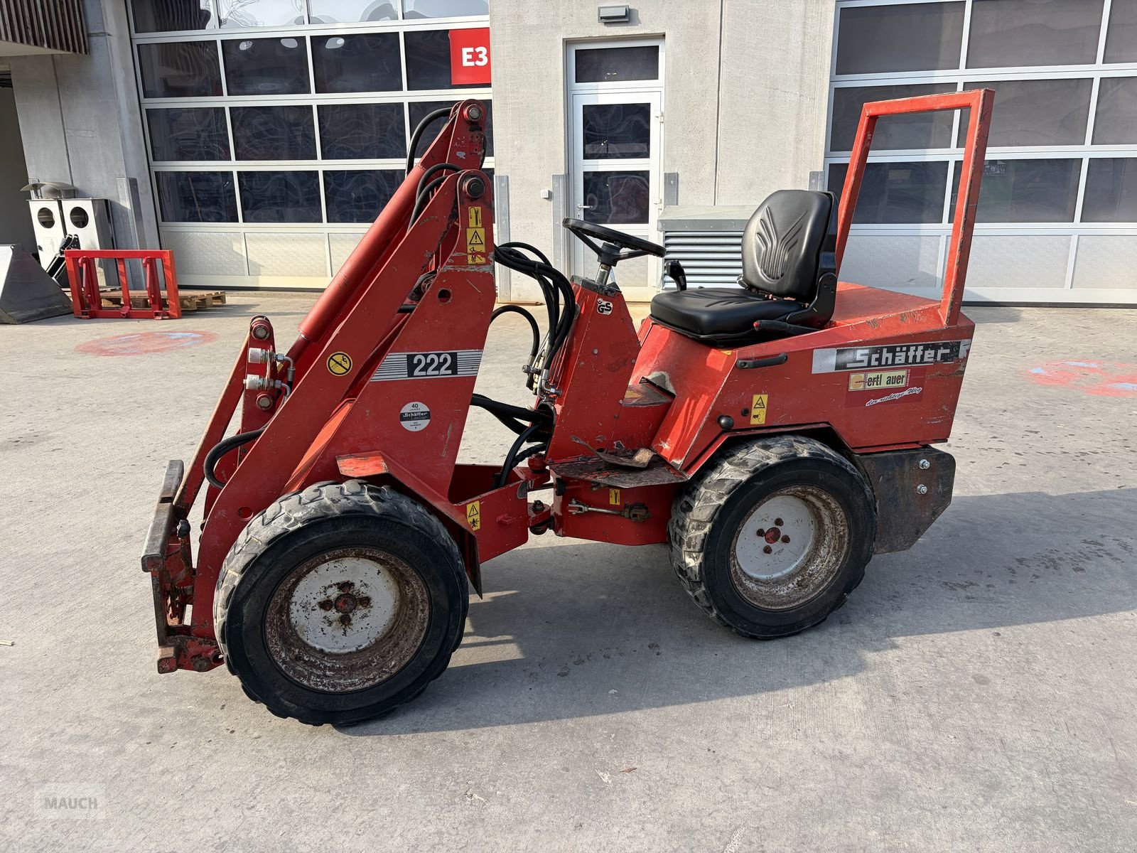Hoflader du type Schäffer 222 Hydrostat mit Joystick, Gebrauchtmaschine en Burgkirchen (Photo 7)