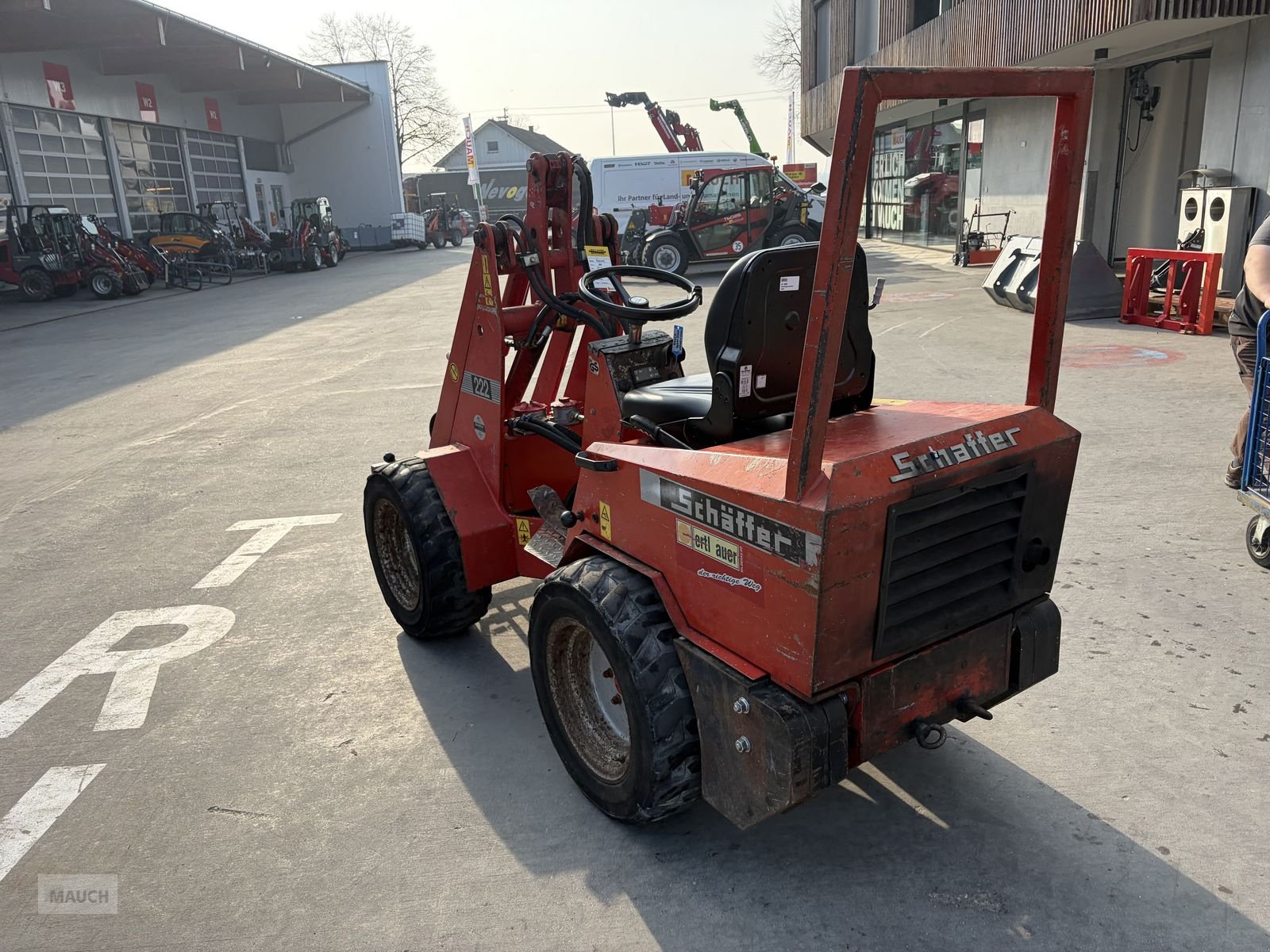 Hoflader du type Schäffer 222 Hydrostat mit Joystick, Gebrauchtmaschine en Burgkirchen (Photo 9)