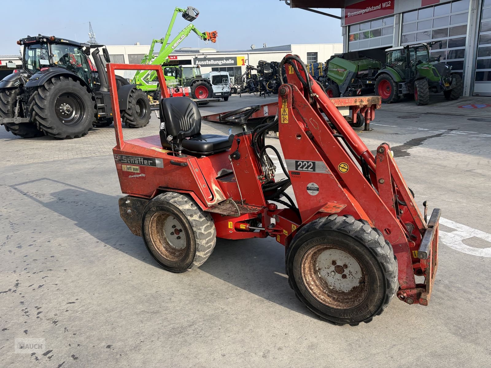 Hoflader du type Schäffer 222 Hydrostat mit Joystick, Gebrauchtmaschine en Burgkirchen (Photo 4)