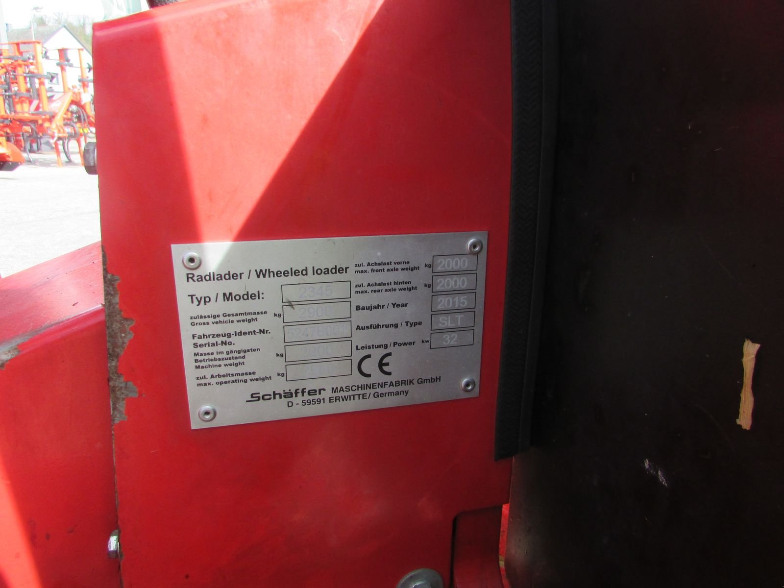 Hoflader typu Schäffer 2345 SLT, Gebrauchtmaschine v Saxen (Obrázek 10)