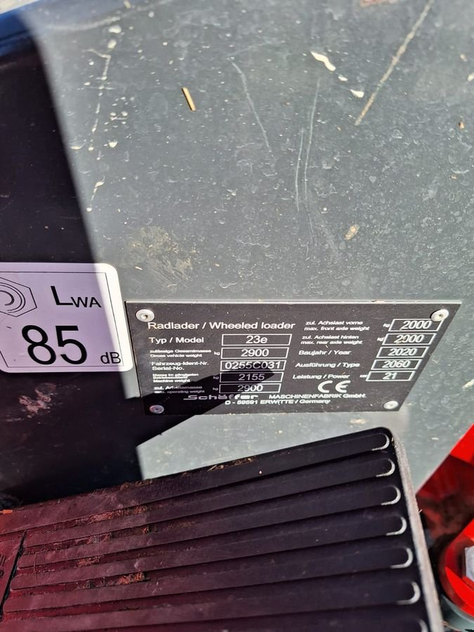 Hoflader a típus Schäffer 23E, Gebrauchtmaschine ekkor: Hopfgarten (Kép 5)
