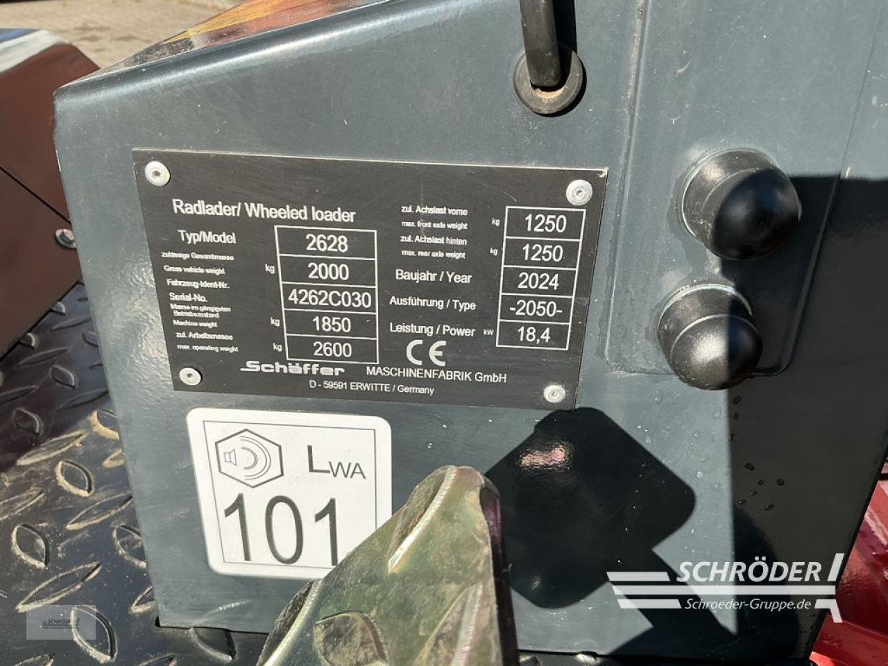 Hoflader типа Schäffer 2628, Neumaschine в Friedland (Фотография 3)