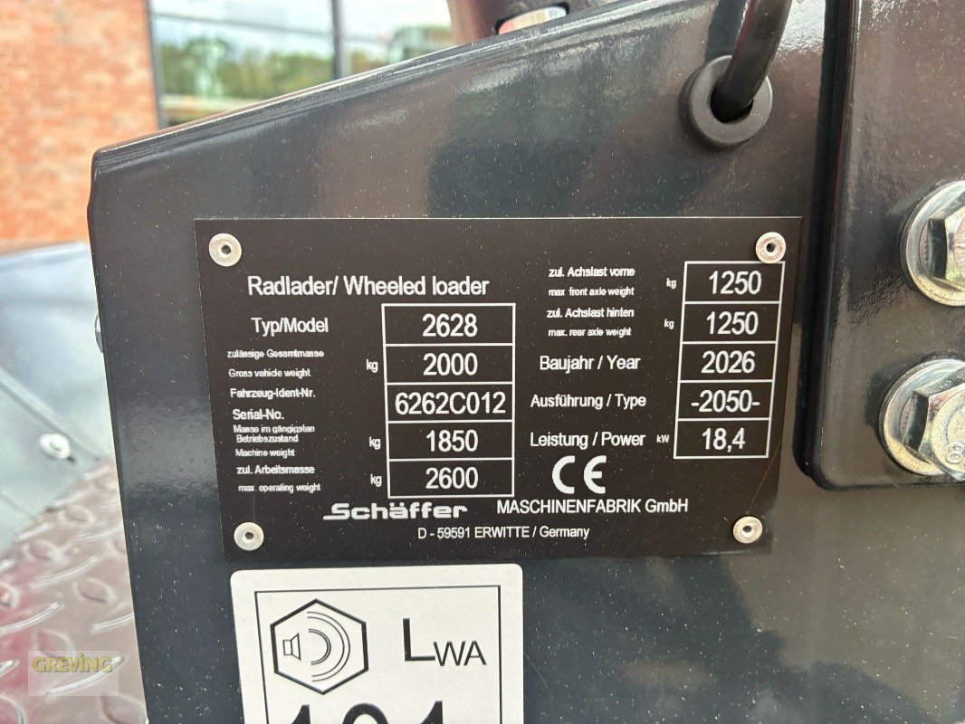 Hoflader типа Schäffer 2628, Neumaschine в Ahaus (Фотография 13)