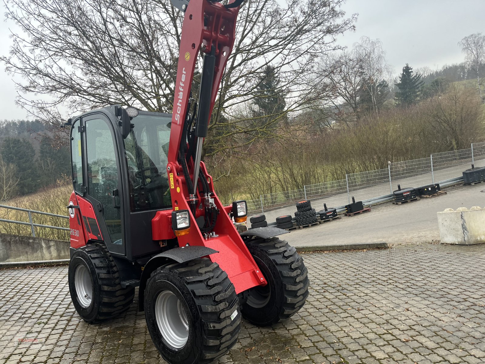 Hoflader des Typs Schäffer 2630 m. Kabine, Neumaschine in Mainburg/Wambach (Bild 3)