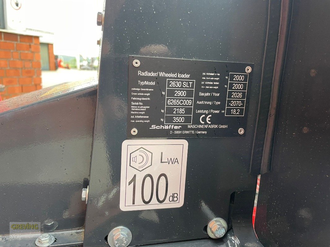 Hoflader типа Schäffer 2630 SLT, Neumaschine в Nottuln (Фотография 12)