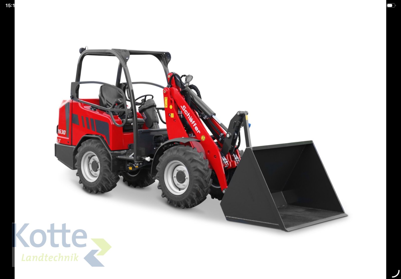 Hoflader del tipo Schäffer 2630 SLT, Neumaschine In Rieste (Immagine 1)