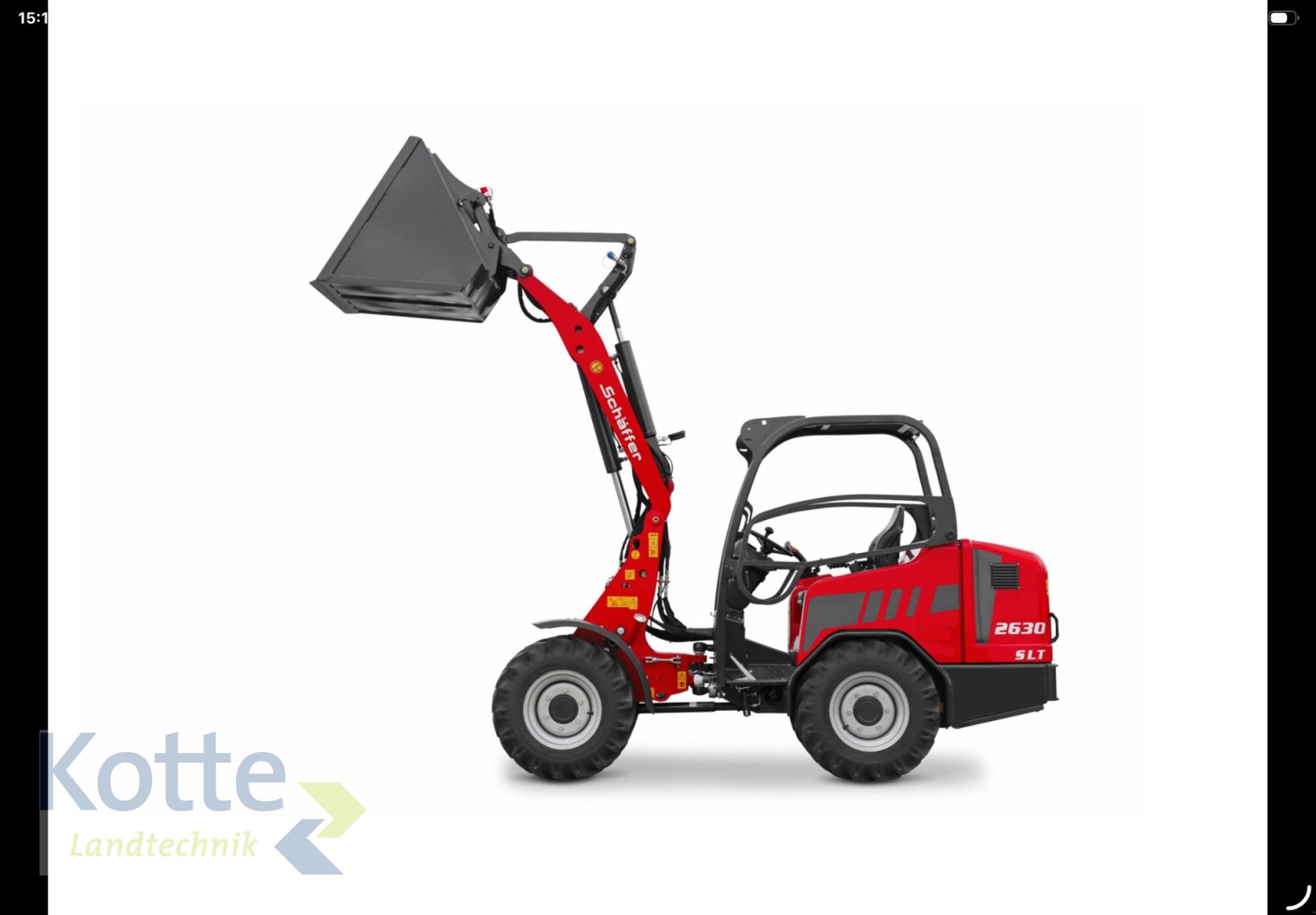 Hoflader del tipo Schäffer 2630 SLT, Neumaschine In Rieste (Immagine 2)