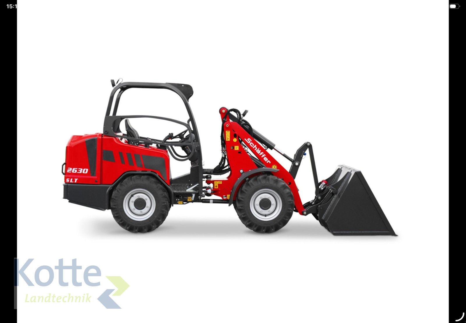 Hoflader del tipo Schäffer 2630 SLT, Neumaschine In Rieste (Immagine 3)