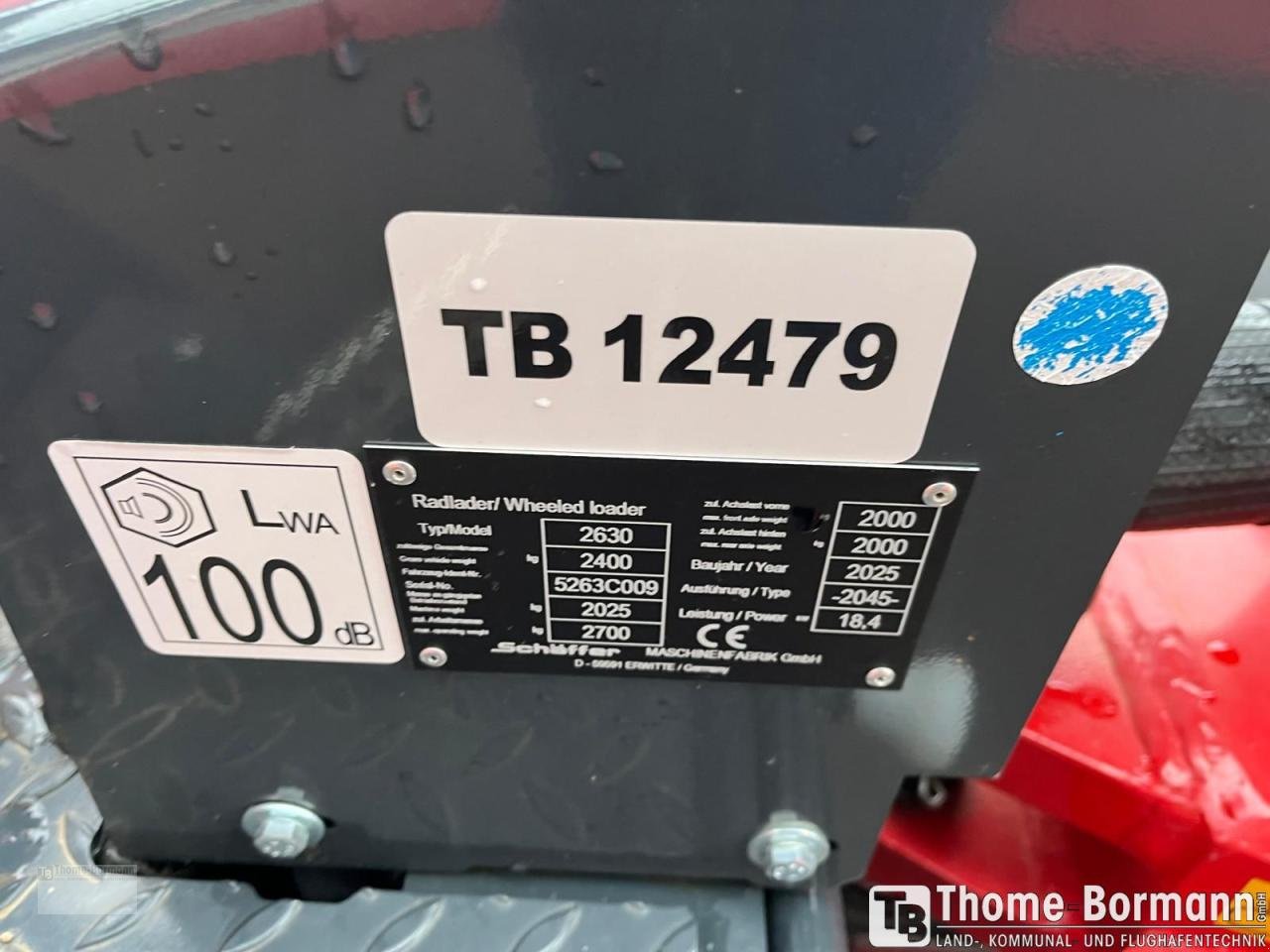 Hoflader типа Schäffer 2630, Neumaschine в Prüm (Фотография 4)