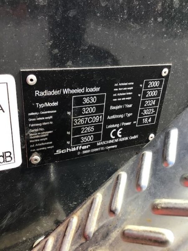 Hoflader des Typs Schäffer 3630, Vorführmaschine in Stössing (Bild 11)