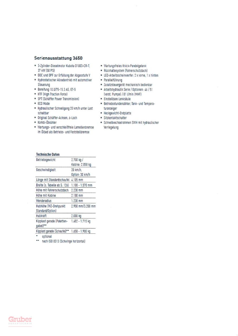 Hoflader типа Schäffer 3650 FSD, Neumaschine в Leipzig OT Engelsdorf (Фотография 8)