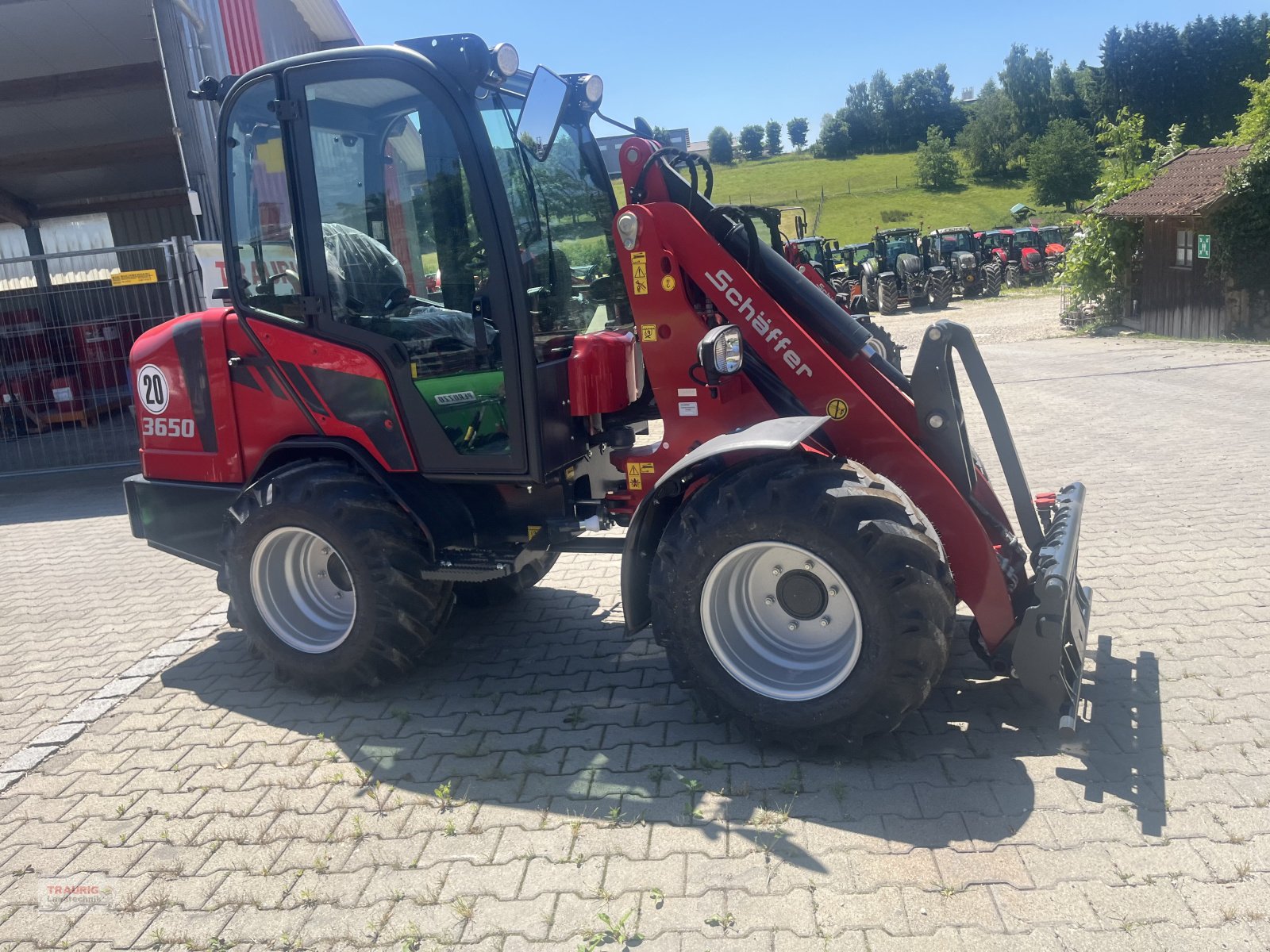 Hoflader typu Schäffer 3650 m. Kabine, Neumaschine v Mainburg/Wambach (Obrázek 8)