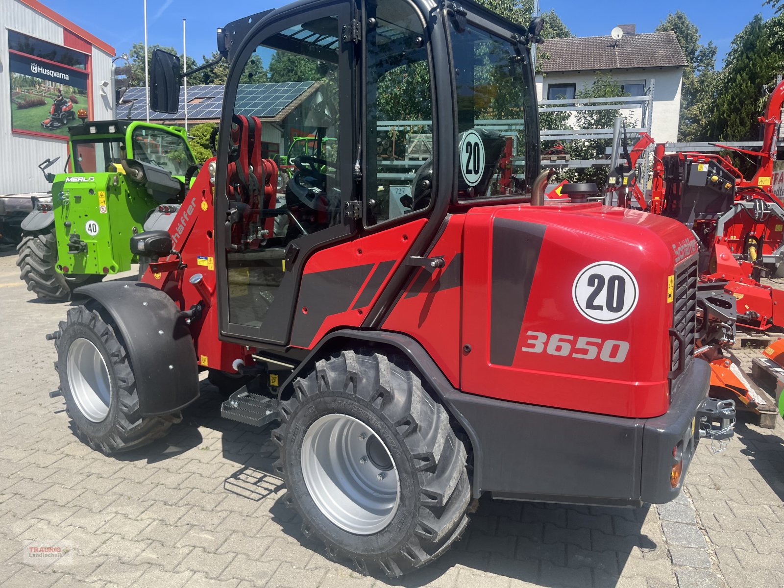 Hoflader typu Schäffer 3650 m. Kabine, Neumaschine v Mainburg/Wambach (Obrázek 11)