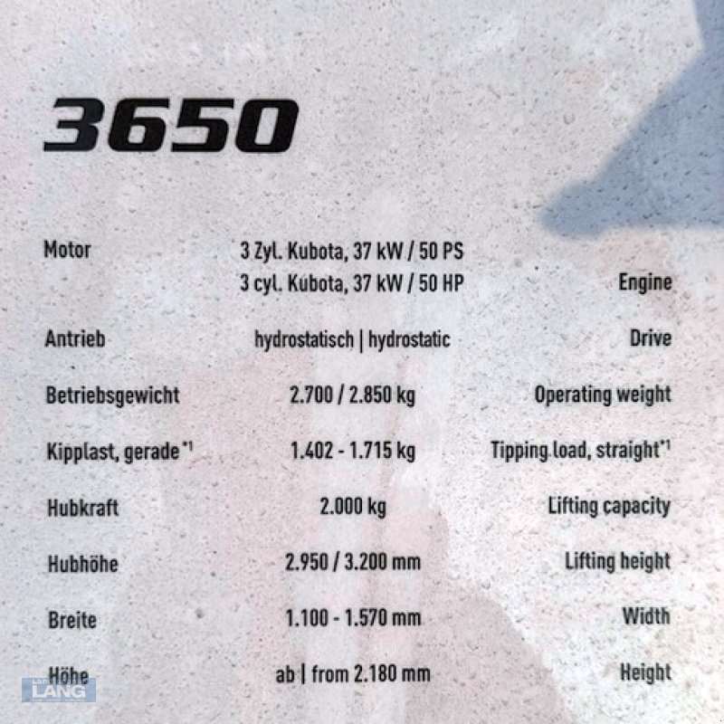 Hoflader za tip Schäffer 3650, Neumaschine u Rottenburg (Slika 8)