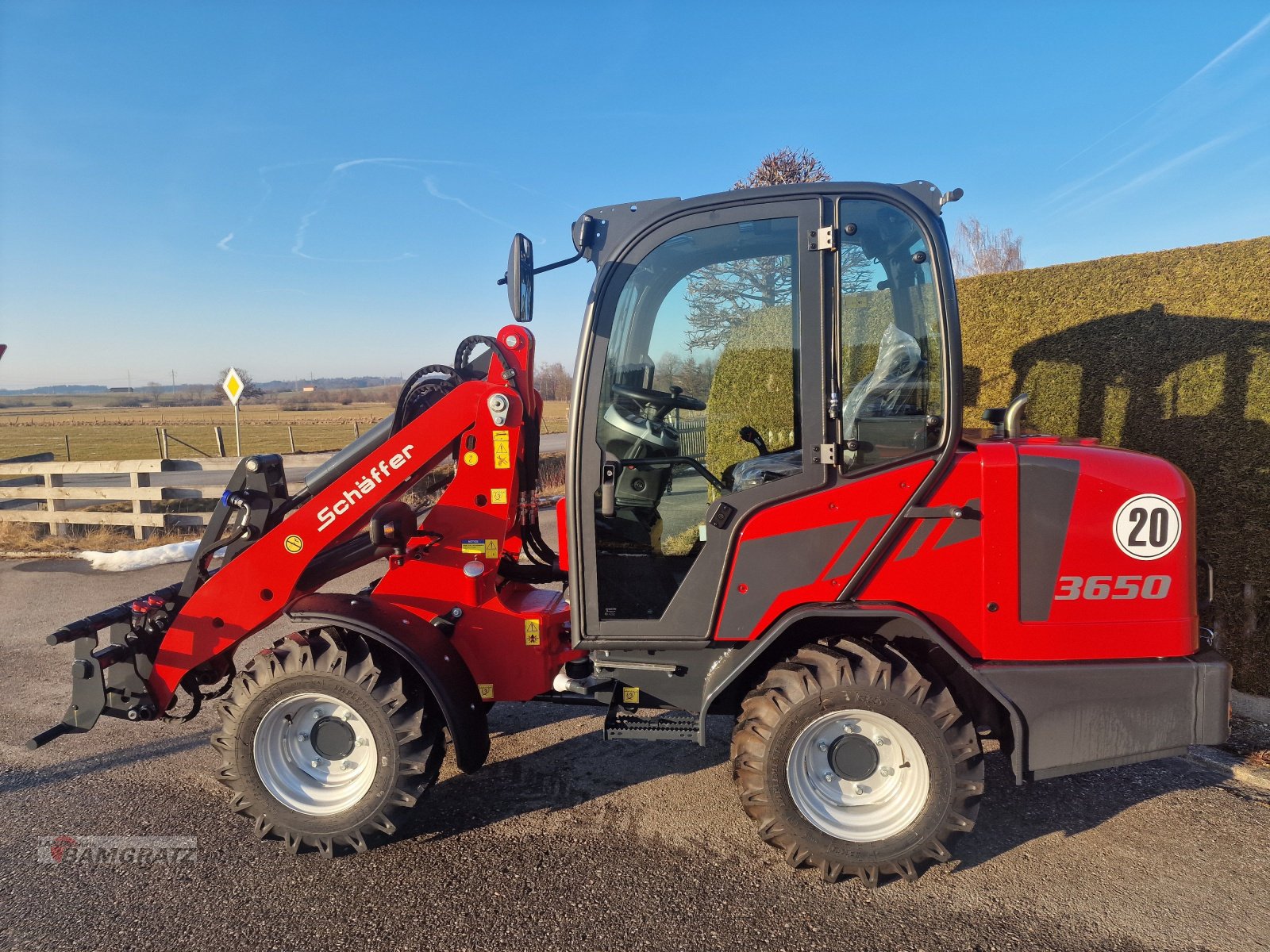 Hoflader Türe ait Schäffer 3650, Neumaschine içinde Eberfing (resim 4)