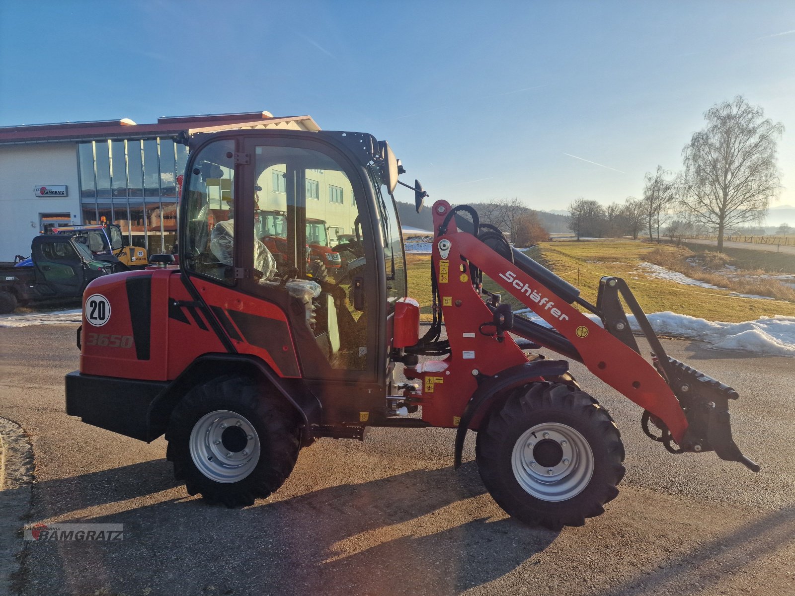 Hoflader Türe ait Schäffer 3650, Neumaschine içinde Eberfing (resim 7)