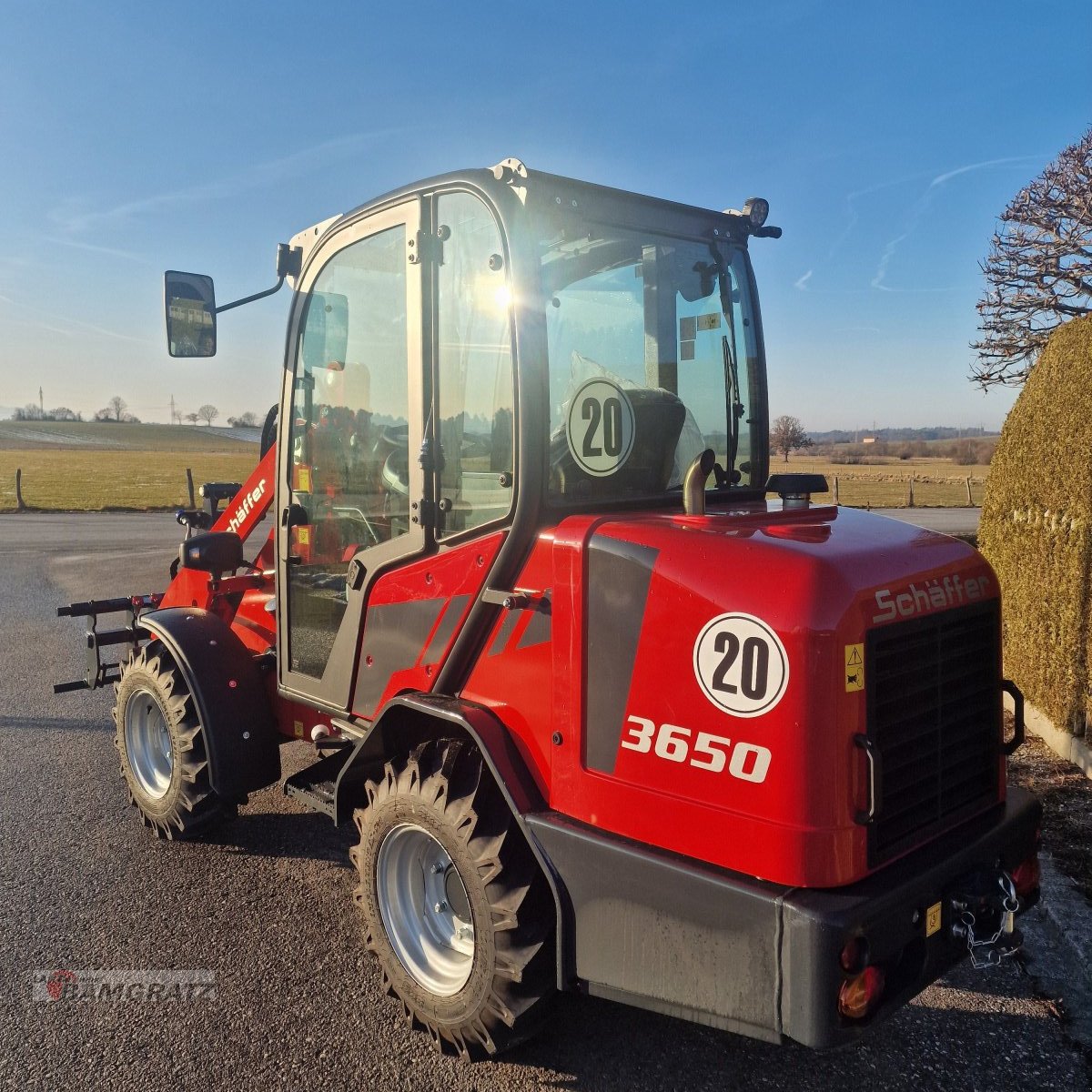 Hoflader Türe ait Schäffer 3650, Neumaschine içinde Eberfing (resim 5)