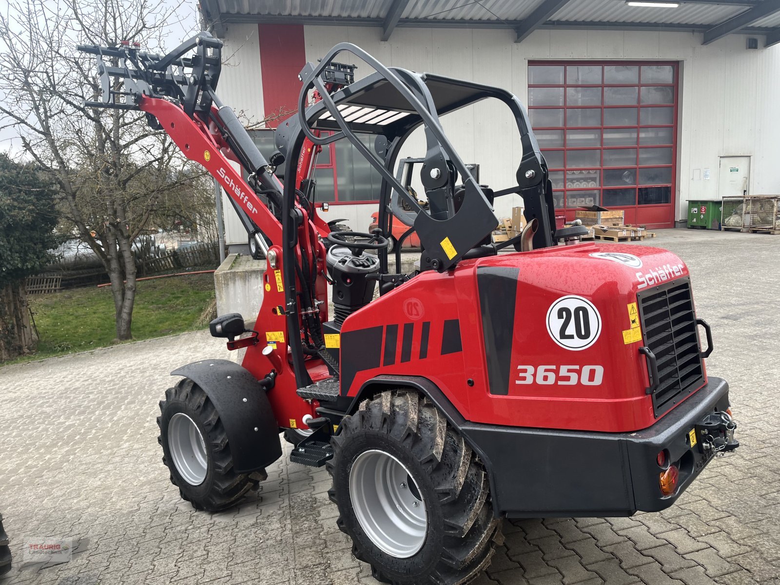 Hoflader Türe ait Schäffer 3650, Neumaschine içinde Mainburg/Wambach (resim 5)