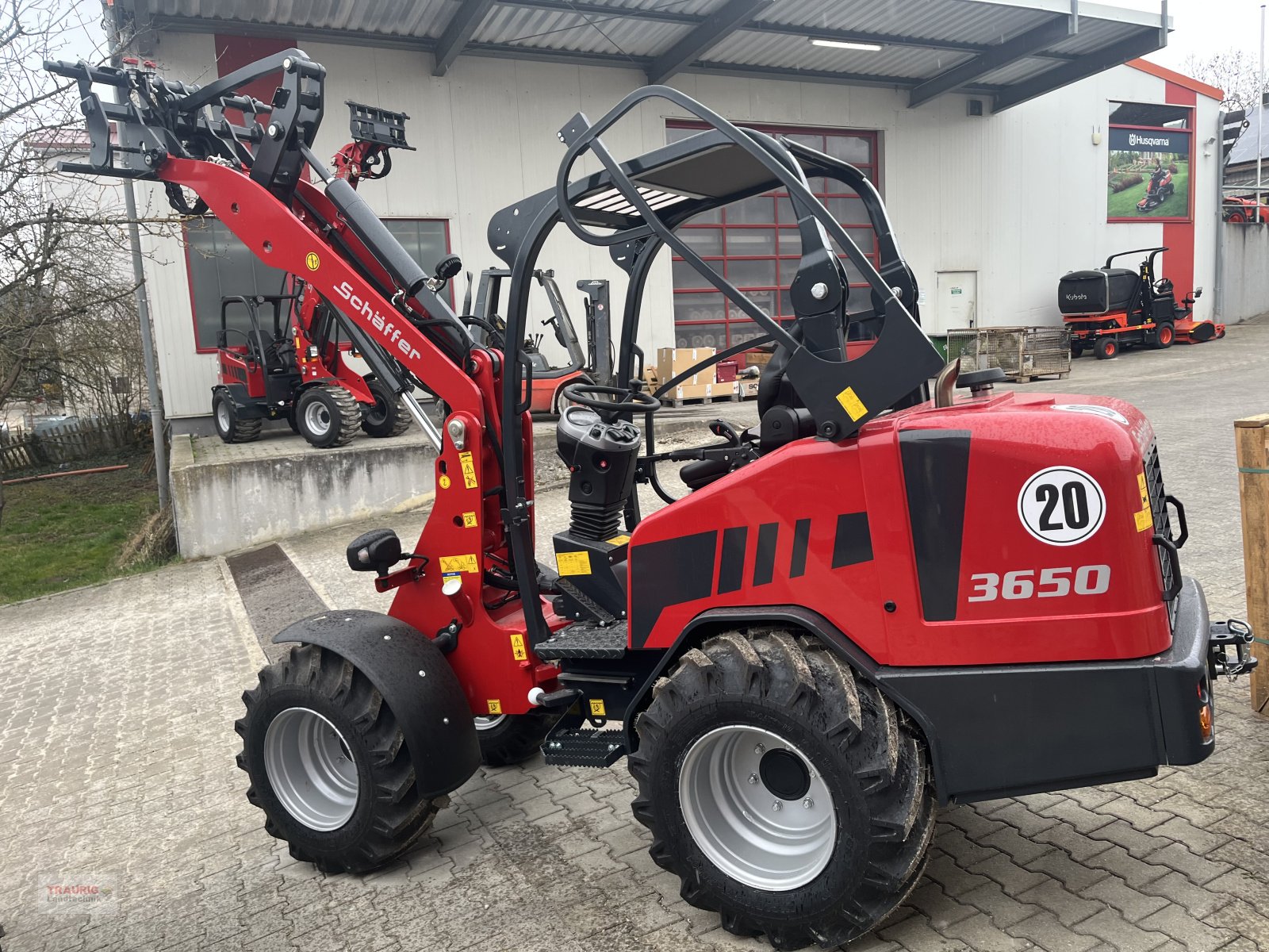 Hoflader Türe ait Schäffer 3650, Neumaschine içinde Mainburg/Wambach (resim 6)