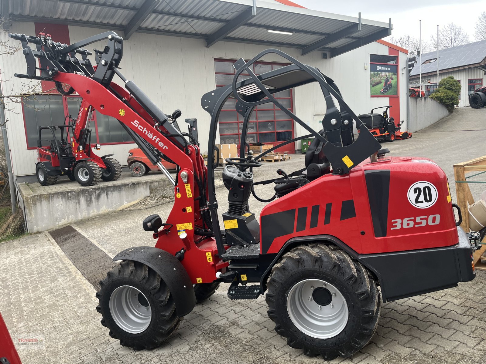 Hoflader Türe ait Schäffer 3650, Neumaschine içinde Mainburg/Wambach (resim 7)