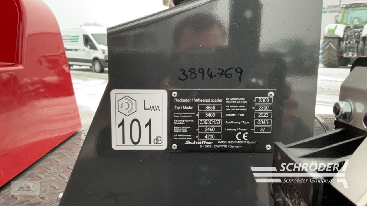 Hoflader des Typs Schäffer 3650, Neumaschine in Langförden (Bild 10)