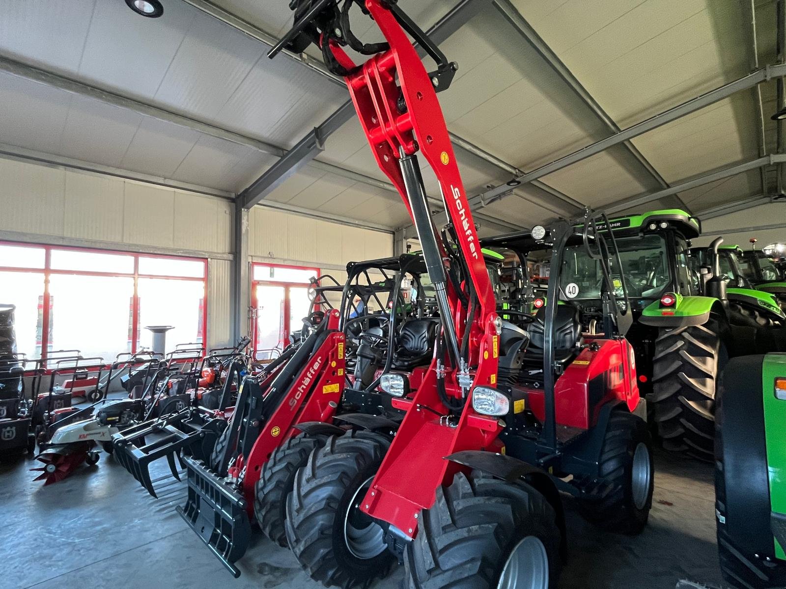 Hoflader of the type Schäffer 3650, Neumaschine in Dannstadt-Schauernheim (Picture 1)