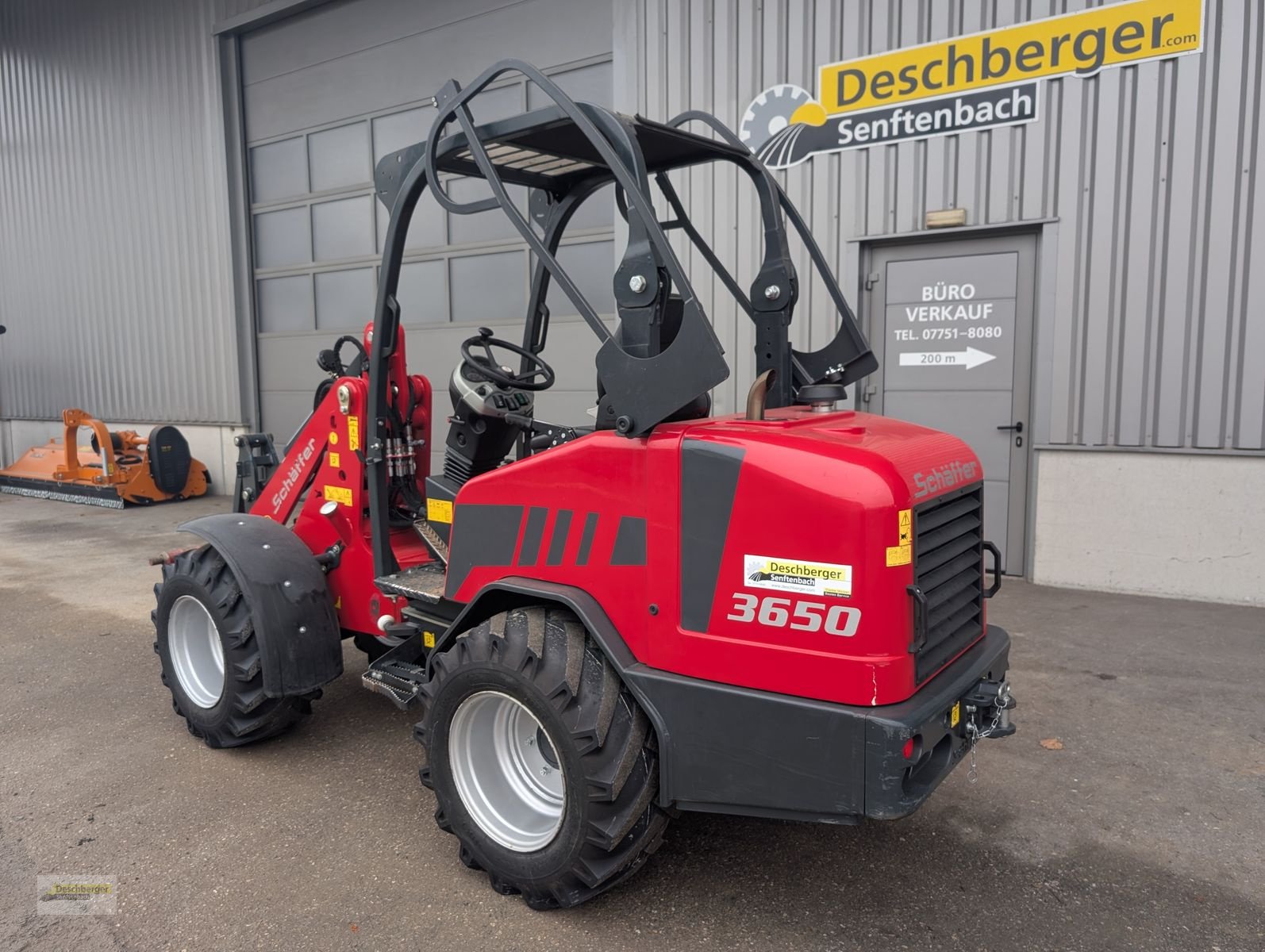 Hoflader van het type Schäffer 3650, Gebrauchtmaschine in Senftenbach (Foto 3)