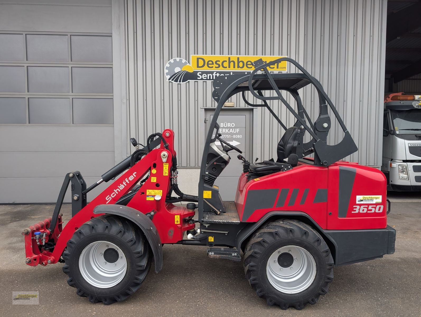 Hoflader van het type Schäffer 3650, Gebrauchtmaschine in Senftenbach (Foto 2)