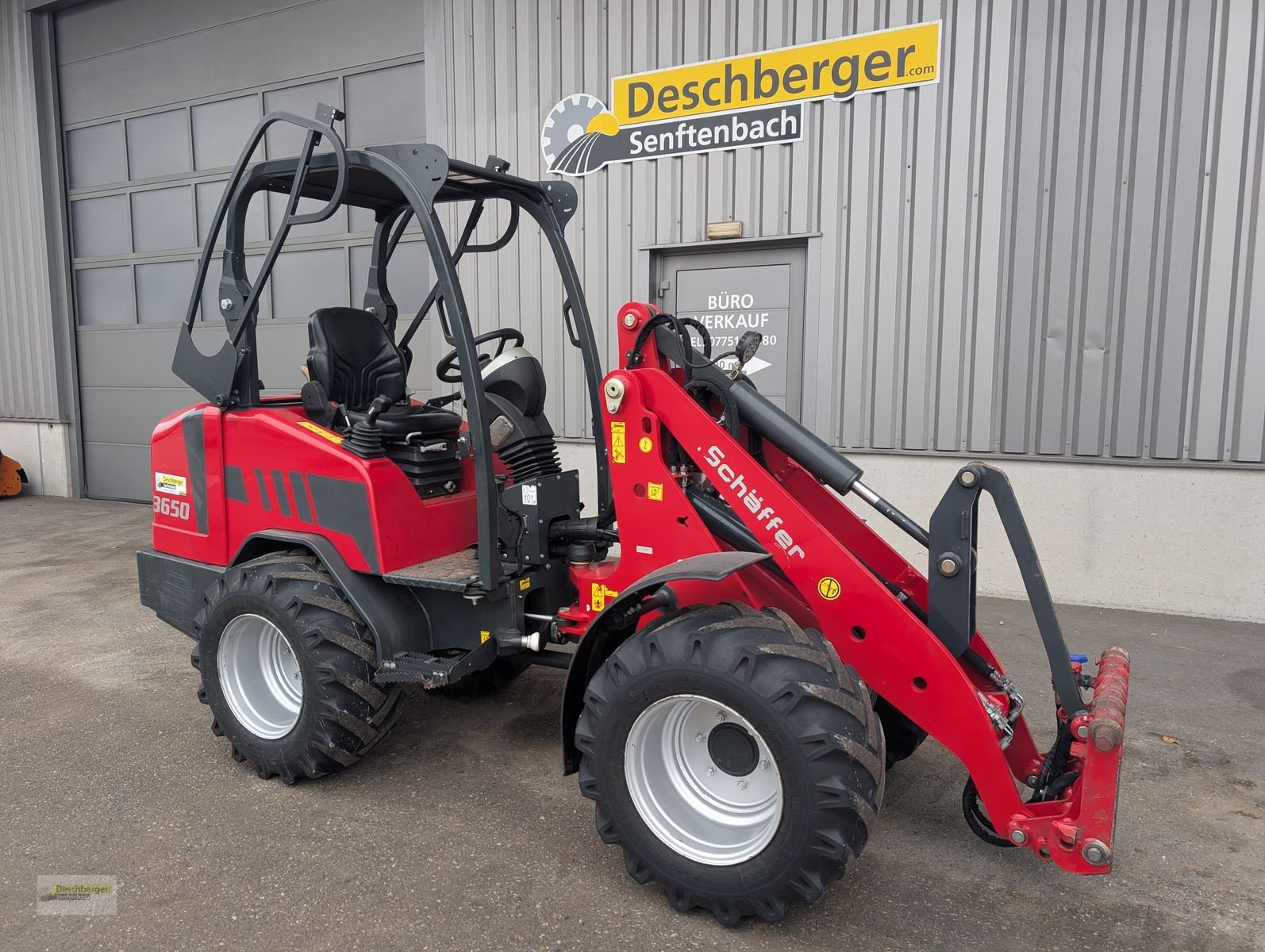 Hoflader van het type Schäffer 3650, Gebrauchtmaschine in Senftenbach (Foto 4)