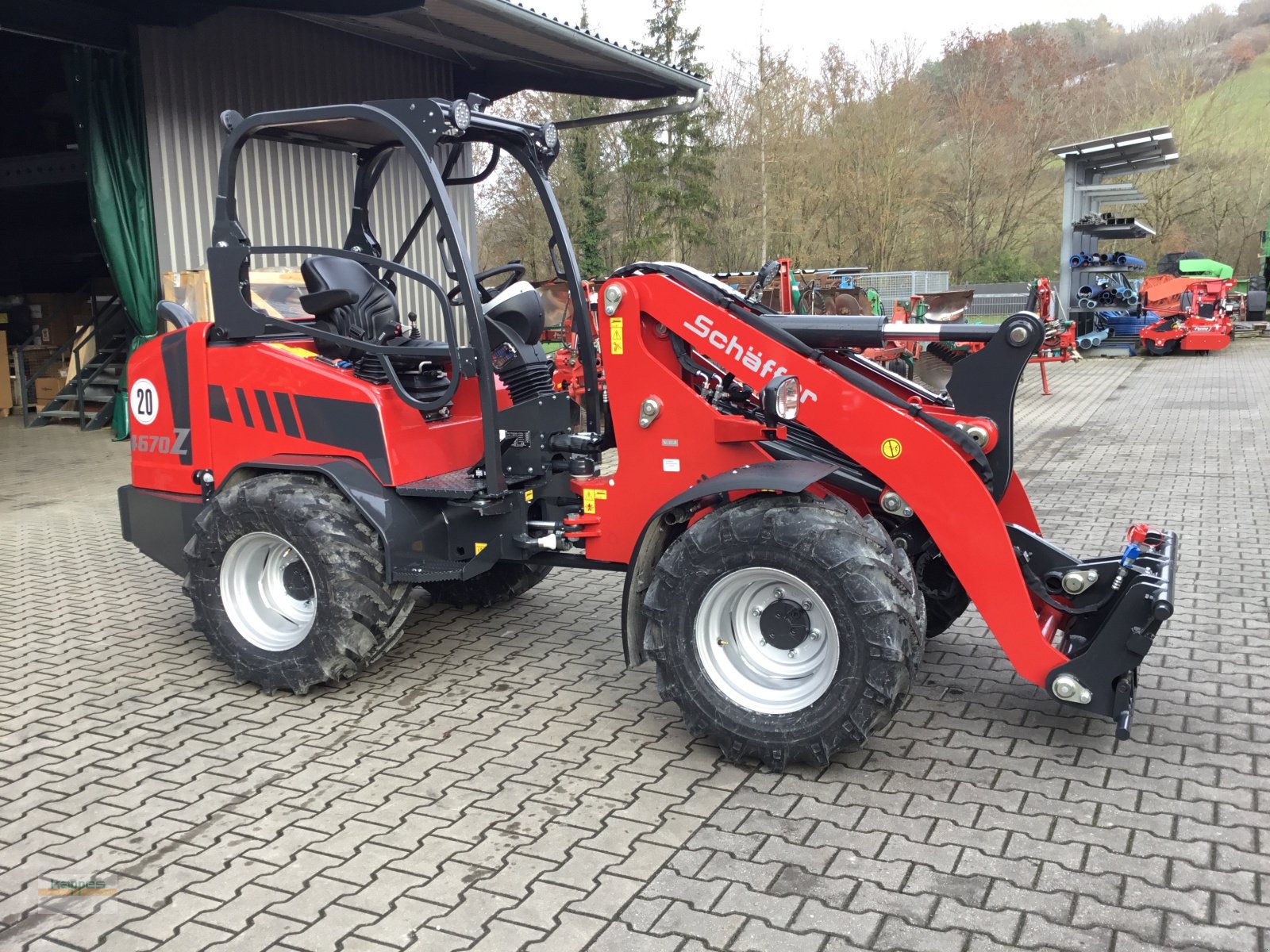 Hoflader of the type Schäffer 4670Z -2, Neumaschine in Niederstetten (Picture 4)