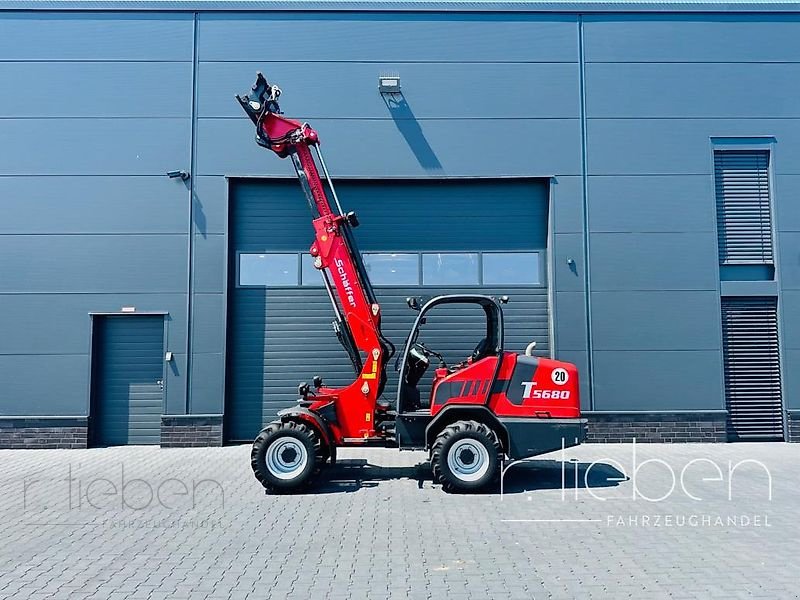 Hoflader Türe ait Schäffer 5680 T Teleskopradlader - Hoflader, Gebrauchtmaschine içinde Haren (resim 2)