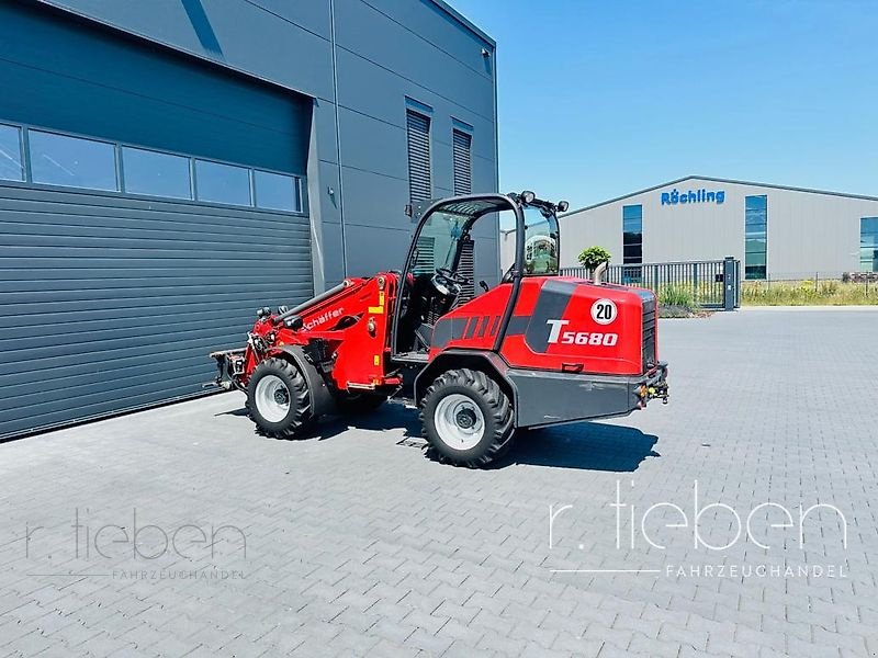 Hoflader Türe ait Schäffer 5680 T Teleskopradlader - Hoflader, Gebrauchtmaschine içinde Haren (resim 19)