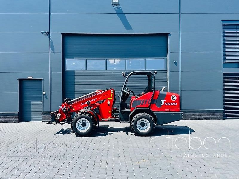 Hoflader Türe ait Schäffer 5680 T Teleskopradlader - Hoflader, Gebrauchtmaschine içinde Haren (resim 1)