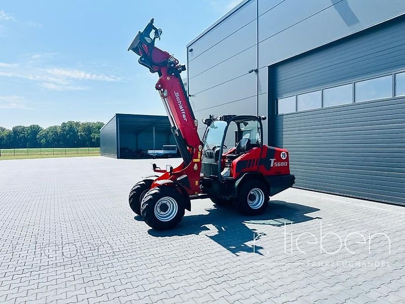 Hoflader Türe ait Schäffer 5680 T Teleskopradlader - Hoflader, Gebrauchtmaschine içinde Haren (resim 7)