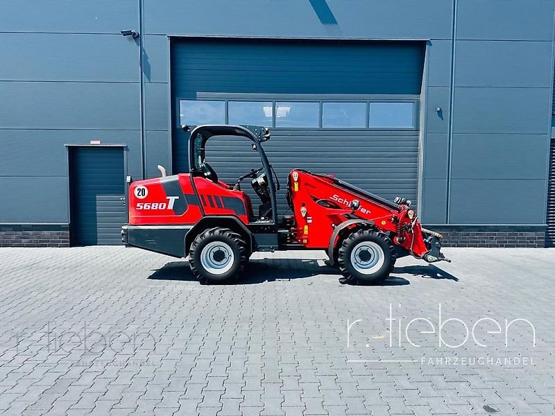 Hoflader Türe ait Schäffer 5680 T Teleskopradlader - Hoflader, Gebrauchtmaschine içinde Haren (resim 4)