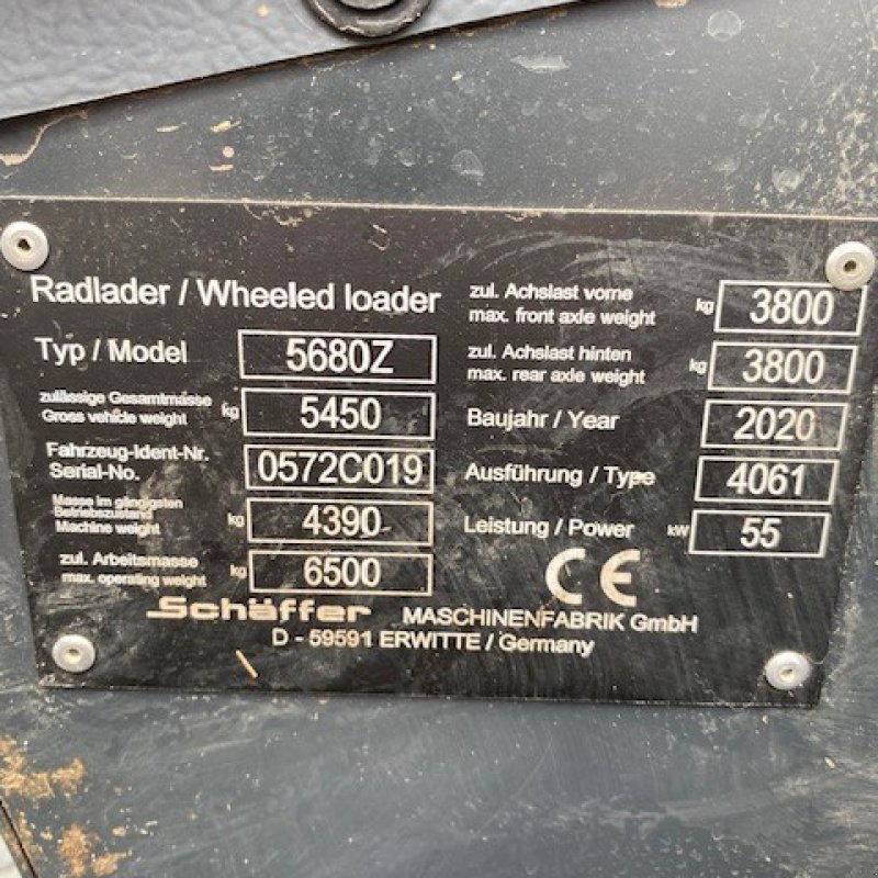 Hoflader za tip Schäffer 5680 Z, Gebrauchtmaschine u Gudensberg (Slika 12)