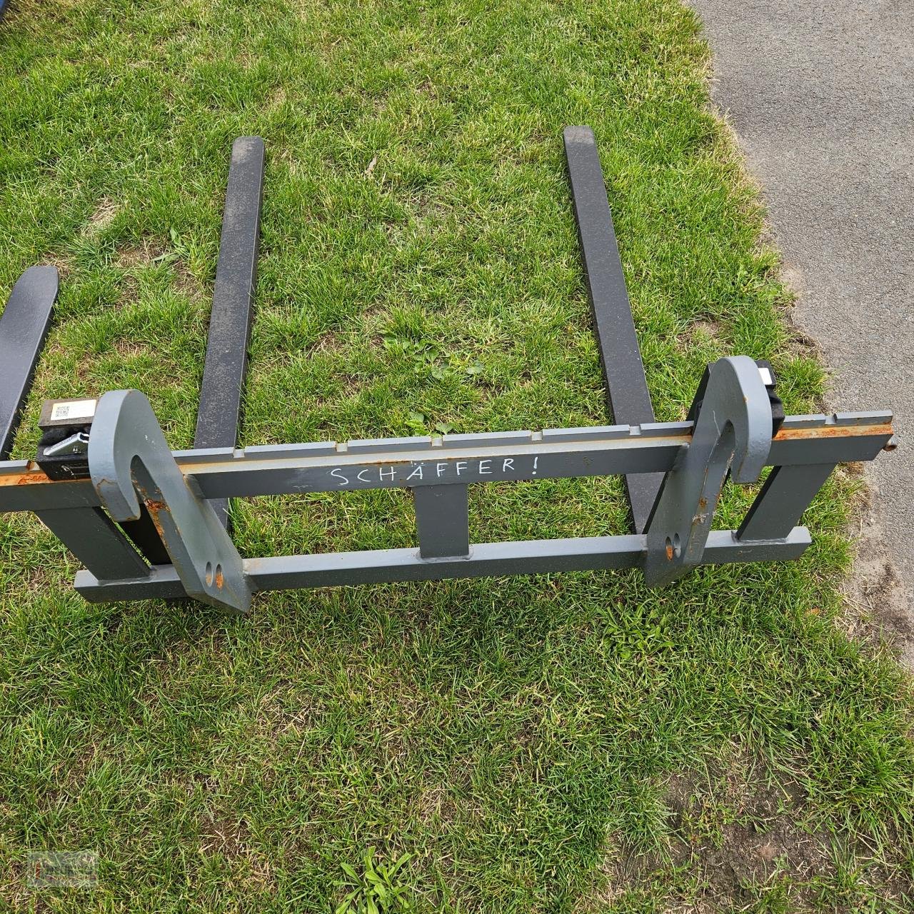 Hoflader tip Schäffer Palettengabel, Neumaschine in Delbrück-Westenholz (Poză 1)