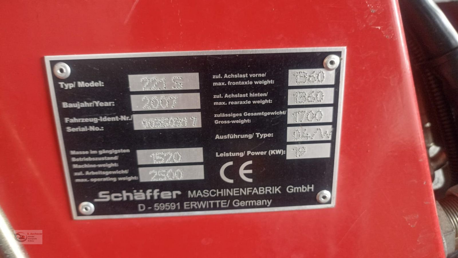 Hoflader of the type Schäffer Schäffer 221 S, Gebrauchtmaschine in Dimbach (Picture 9)